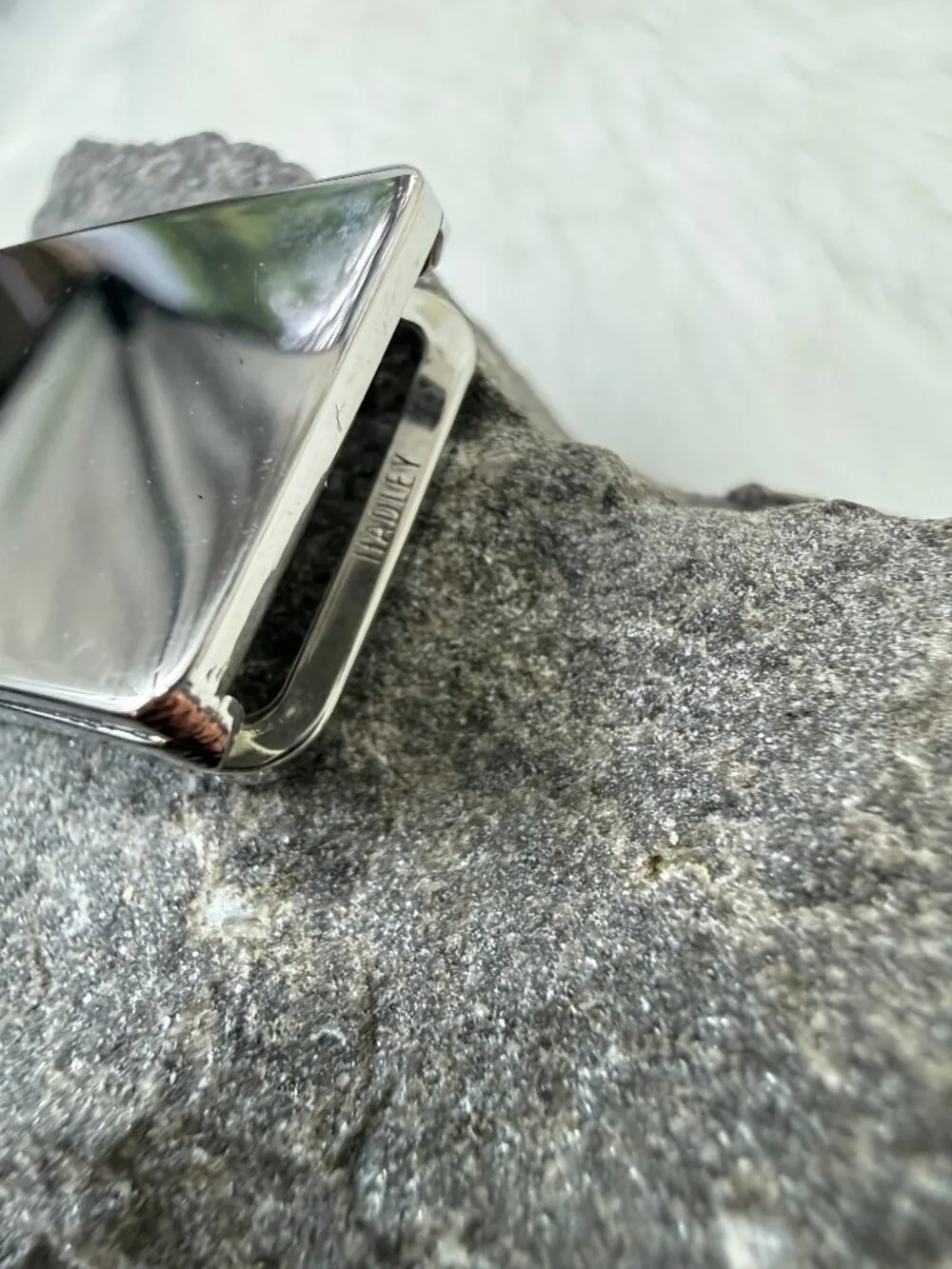 Vintage Hadley Silver Tone Money Clip 2